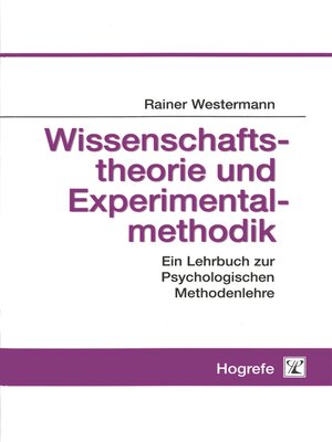 cover image of Wissenschaftstheorie und Experimentalmethodik